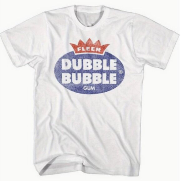 NEW BOUTIQUE RETRO DUBBLE BUBBLE GUM GRAPHIC TEE - Picture 1 of 1